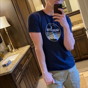 Quiksilver navy blue tee
